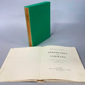aphorismes et variétés