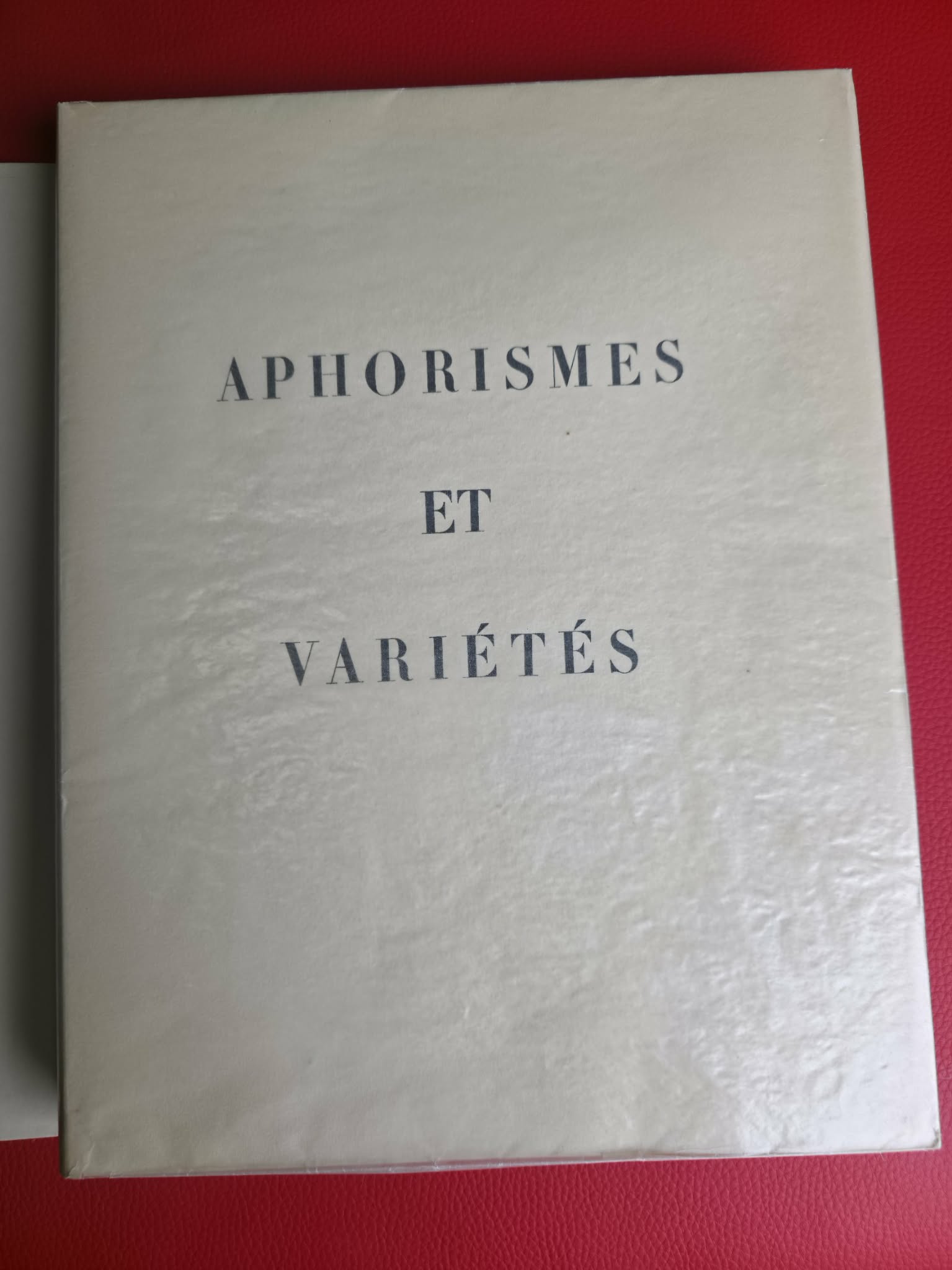 aphorismes et variétés aphorismes et variétés